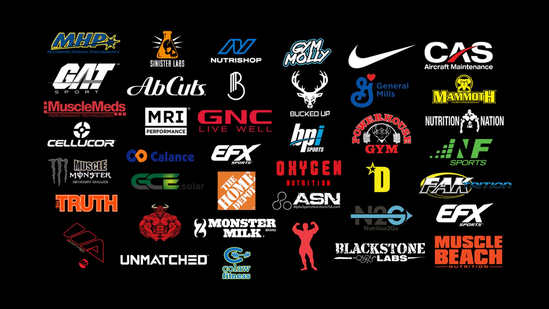Selection of brands supported by Shark Marketing